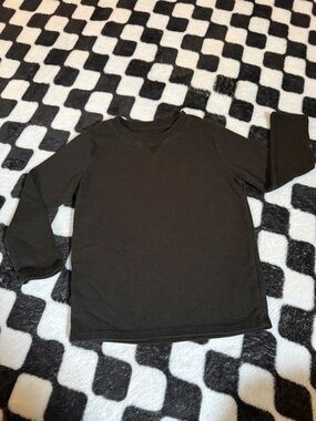 Classic Black Thermal Long Sleeve Shirt
